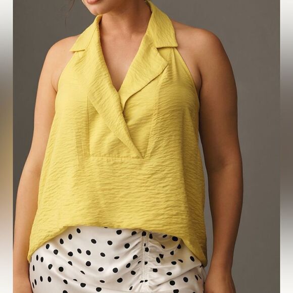 The Dylon Sleeveless Wide -Placket Top - Picture 8 of 8